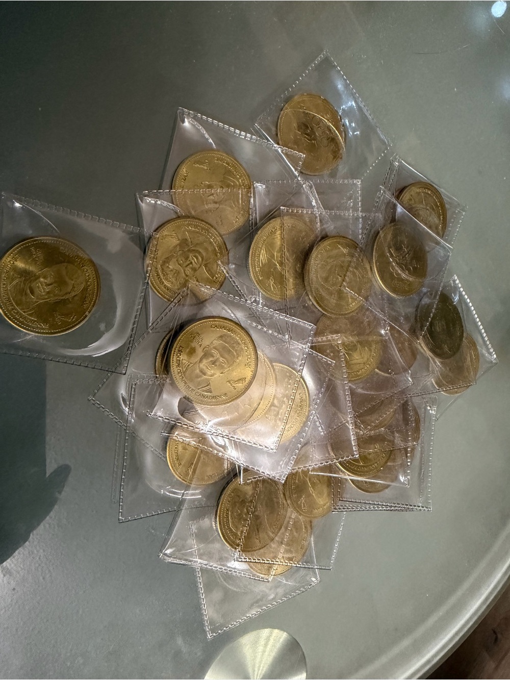 Lot of 29 Team Canada 2002 Winter Olympics Mcdonald NHL Player Coin (N)